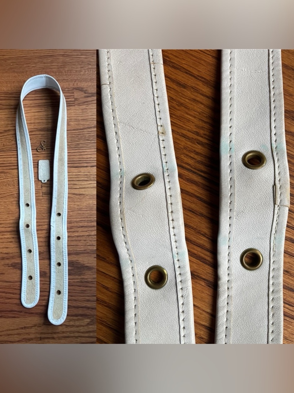 Coach HTF White Knapsac Metal Tag Pre-Creed Bonnie Cashin - Style 9030 - Picture 5 of 16